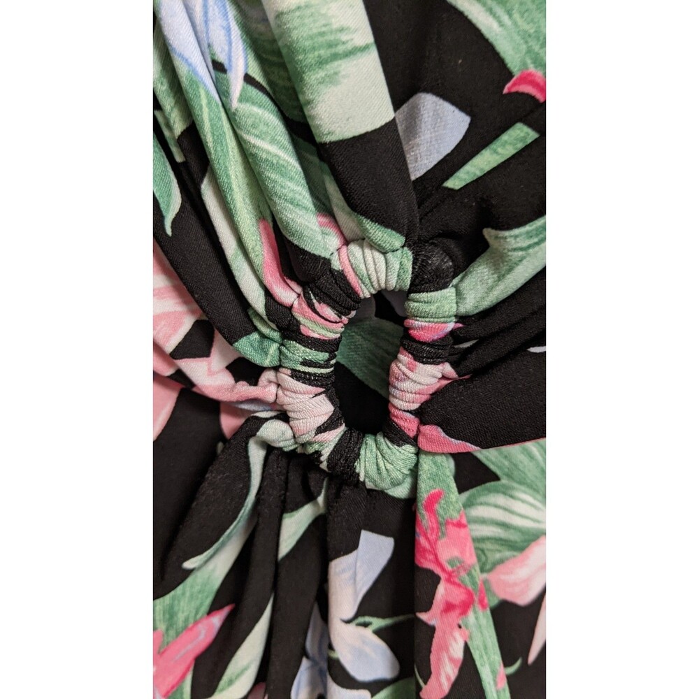 Tommy Bahama Women's Orchid Isle Faux Wrap Dress Tropical Classic Vacation Large - Picture 8 of 16